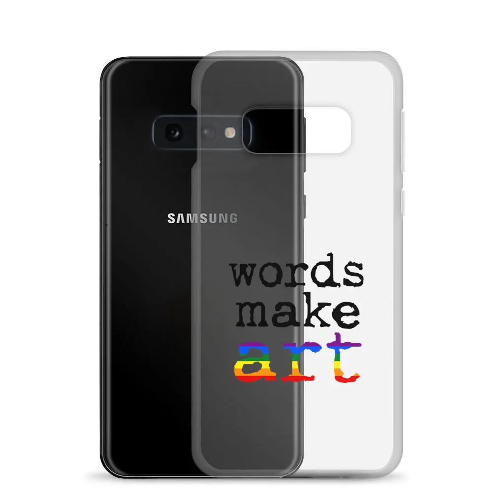 Words Make Art Samsung Case - Pride