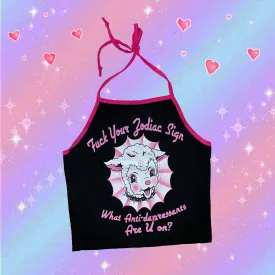 Zodiac Sign Halter Top